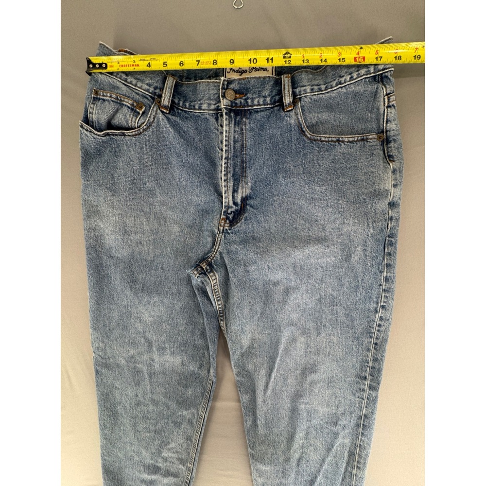 Indigo Palms Tommy Bahama Mens Relaxed Fit Jeans 36x32 Medium Wash Blue Cotton